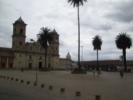 Main plaza in Zipaquira